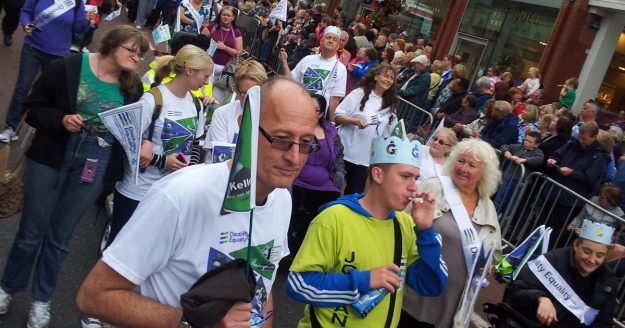 Parade in Preston, Lancashire Parade in Preston, Lancashire