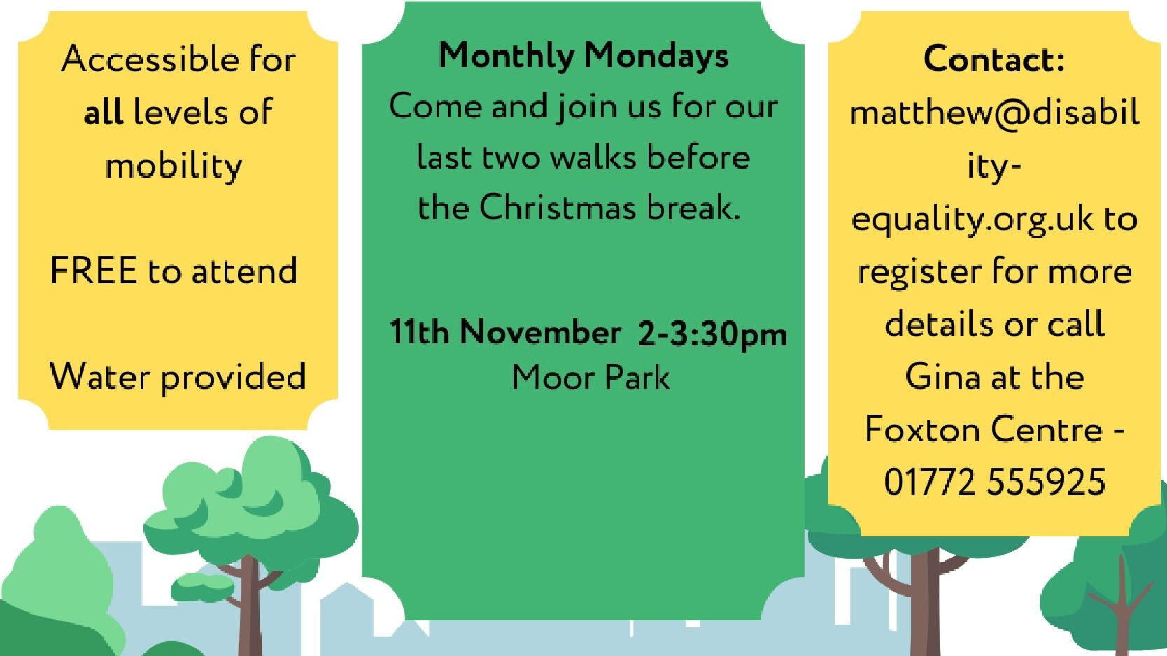 Monthly Monday Walk November 2024 - Disability Equality North West