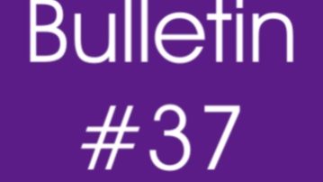 Bulletin 37 Bulletin 37