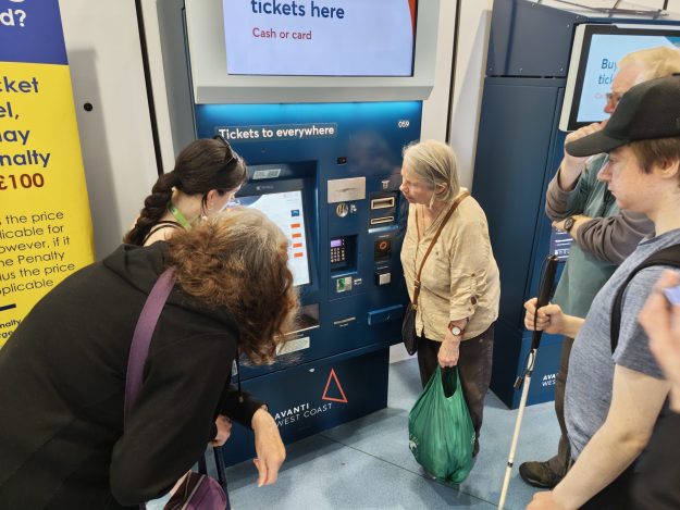 Group Photo (Preston Station) Self-serve Ticket Machines